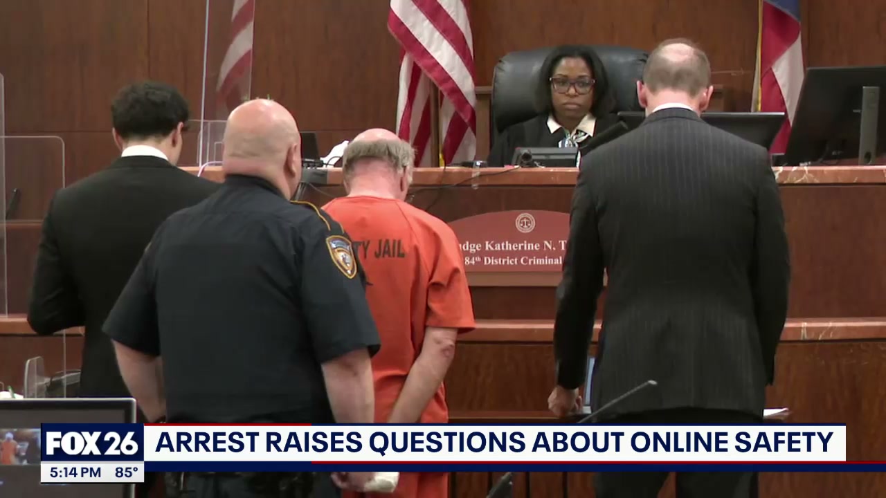 FOX 26 Houston news segment on child online safety featuring CyberSafely